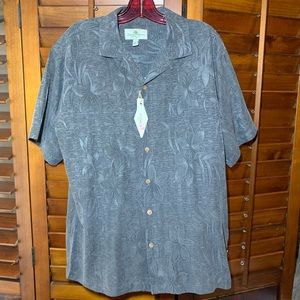 island’s shores Original silk shirt